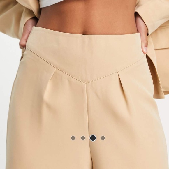 NEW ASOS Unique 21 6P Petite Small trouser wide pants - Picture 3 of 4